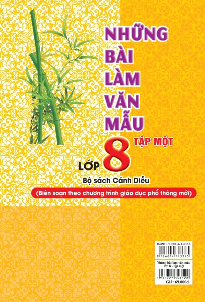 NHỮNG BÀI LÀM VĂN MẪU LỚP 8 - TẬP 1 (Bám sát SGK Cánh diều)